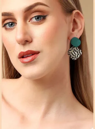 Gold Plated Party Designer Drop Earring For Women