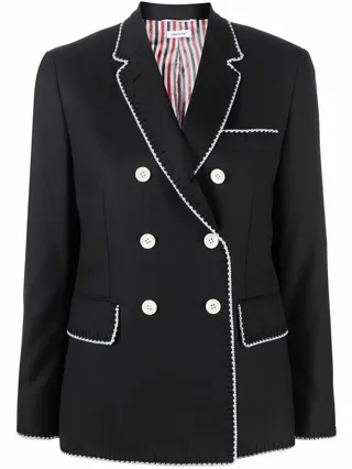 Double-Breasted Wool Sport Coat