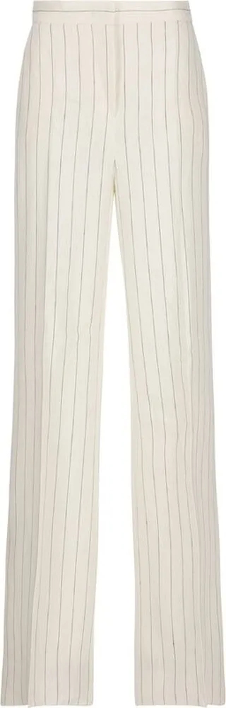 Max Mara High-Waisted Striped Trousers