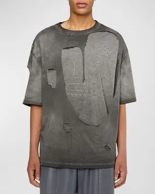 Men's T-Ashy Destroyed T-Shirt