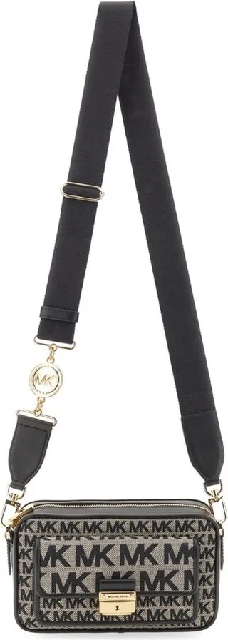 Michael Michael Kors Bradshaw All-Over Logo Camera Bag