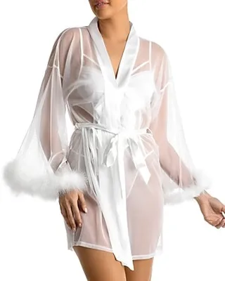 In Bloom by Jonquil Boa Sleeve Wrap Robe