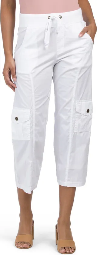 Reidar Stretch Poplin Crop Pants