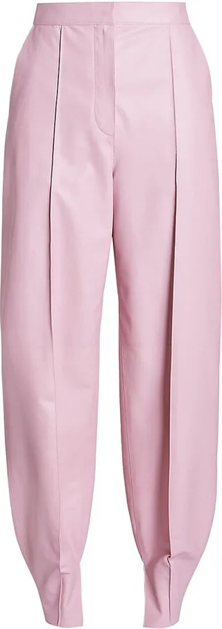 Leather Balloon Trousers