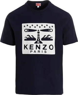 Kenzo Logo-Printed Crewneck T-Shirt