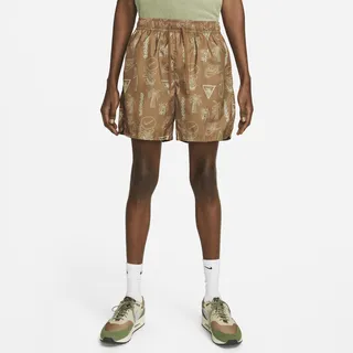 Men's Nike Sportswear Woven Flow Shorts in Brown