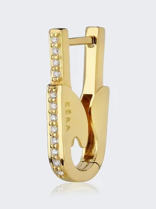 Pin Earring Yellow Gold