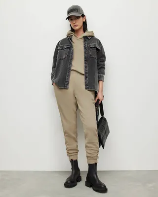 Pippa Cuffed Slim Sweatpants - Pistachio Green