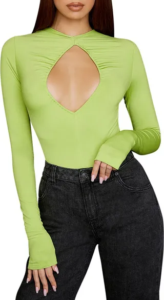 Cutout Bodysuit