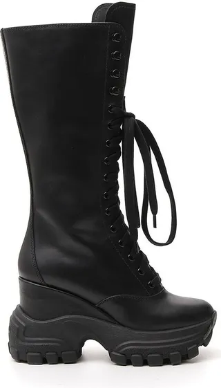 Miu Miu Platform Combat Boots