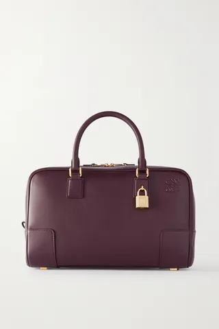 Loewe - Amazona 28 Medium Leather Tote - Purple