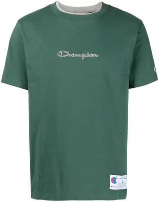 embroidered-logo T-shirt
