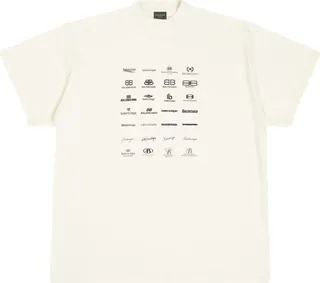 Balenciaga Cotton Archives Logo Shirt