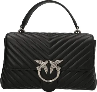 Pinko Chevron Logo Plaque Crossbody Bag