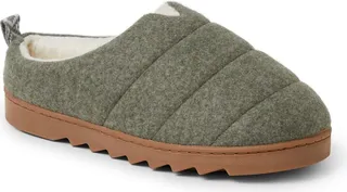 Dearfoams Womens Nadine Wool Clog