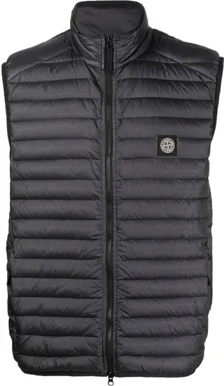 Feather-Down Padded Gilet