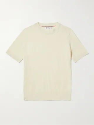 Linen and Cotton-Blend T-Shirt