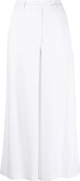 Linen Cropped Trousers