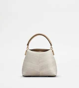 Messenger Tote Bag Tod's T Case in Eel Leather Micro