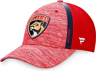 Men's Fanatics Branded Red Florida Panthers Defender Flex Hat
