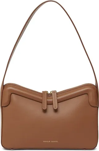Logo-Print Leather Shoulder-Bag