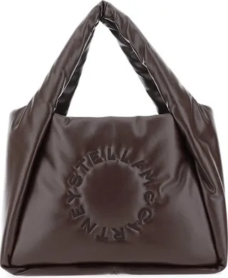Stella McCartney Logo Embroidered Padded Tote Bag