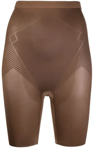 Thinstincts® high-waist mid-thigh shorts