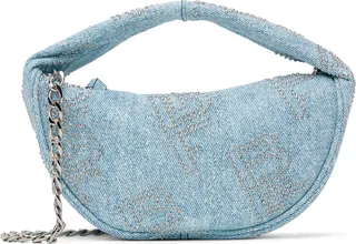 BY FAR Blue Baby Cush Bag