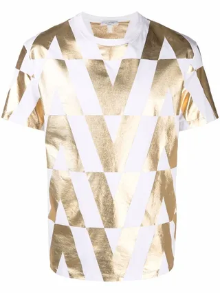 logo print cotton T-shirt