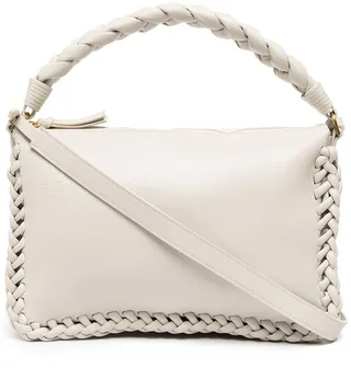 Braided Leather Crossbody Bag