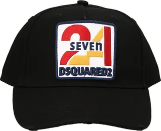 Dsquared2 Patch-Detailed Distressed Baseball Cap