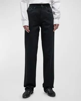 Carlton Straight-Leg Denim Pants