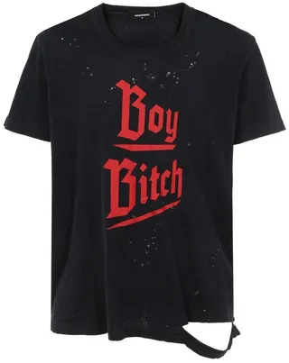 Dsquared2 Distressed Crewneck T-Shirt