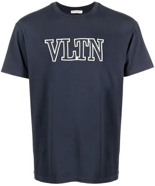 VLTN logo-embroidered T-shirt