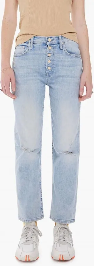 The Pixie Tomcat Ankle Denim in Nature Of The Game