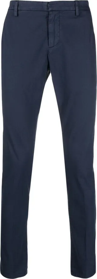 Low-Rise Slim-Cut Trousers