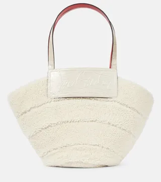 Loubishore Large shearling tote