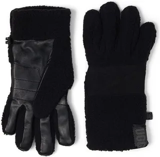 UGG Sherpa Gloves with Conductive Tech Palm Patch (Black) Extreme Cold Weather Gloves
