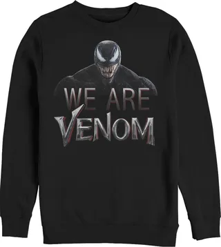 Men's Marvel We Are Venom Film Logo Sweatshirt - Black - Small