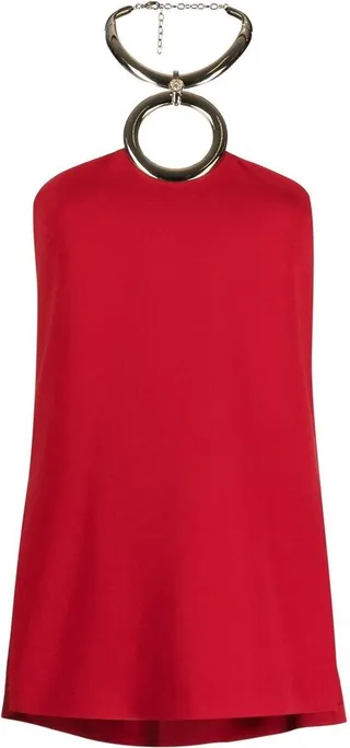 Necklace-Collar Halterneck Top