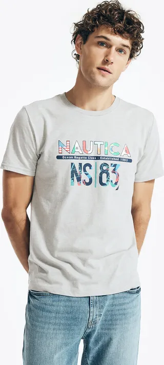 Sustainably Crafted Ocean Regatta Graphic T-Shirt