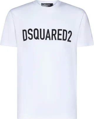 Dsquared2 Logo Printed Crewneck T-Shirt