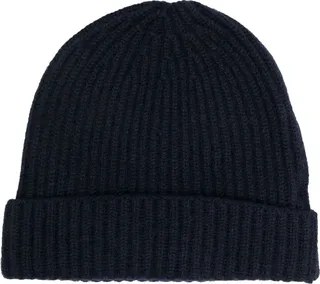 Chunky Ribbed-Knit Beanie