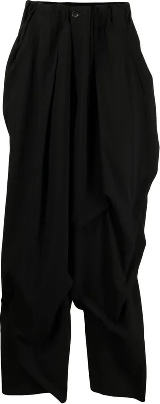 Tapered Pleated Trousers