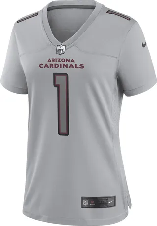 Nike Women's NFL Arizona Cardinals Atmosphere (Kyler Murray) Fashion Football Jersey in Grey