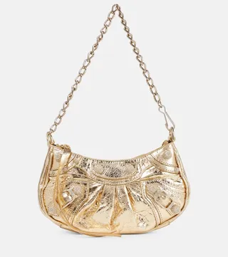 Le Cagole Mini leather shoulder bag