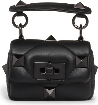 Mini Roman Stud Leather Shoulder Bag