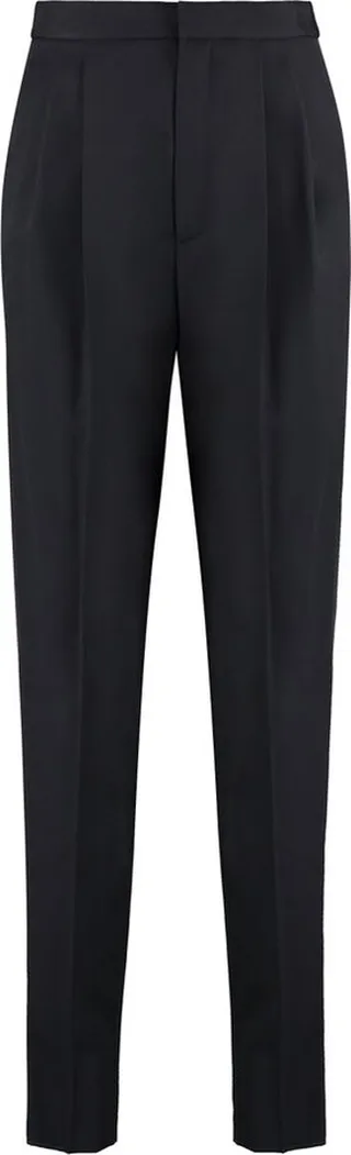 Saint Laurent High Waist Tapered Pants