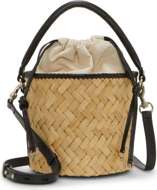 Vince Camuto Keanu Straw Crossbody Bag