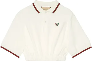 Embroidered-Logo Short-Sleeved Polo Shirt